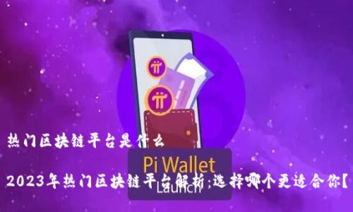热门区块链平台是什么
2023年热门区块链平台解析:选择哪个更适合你?